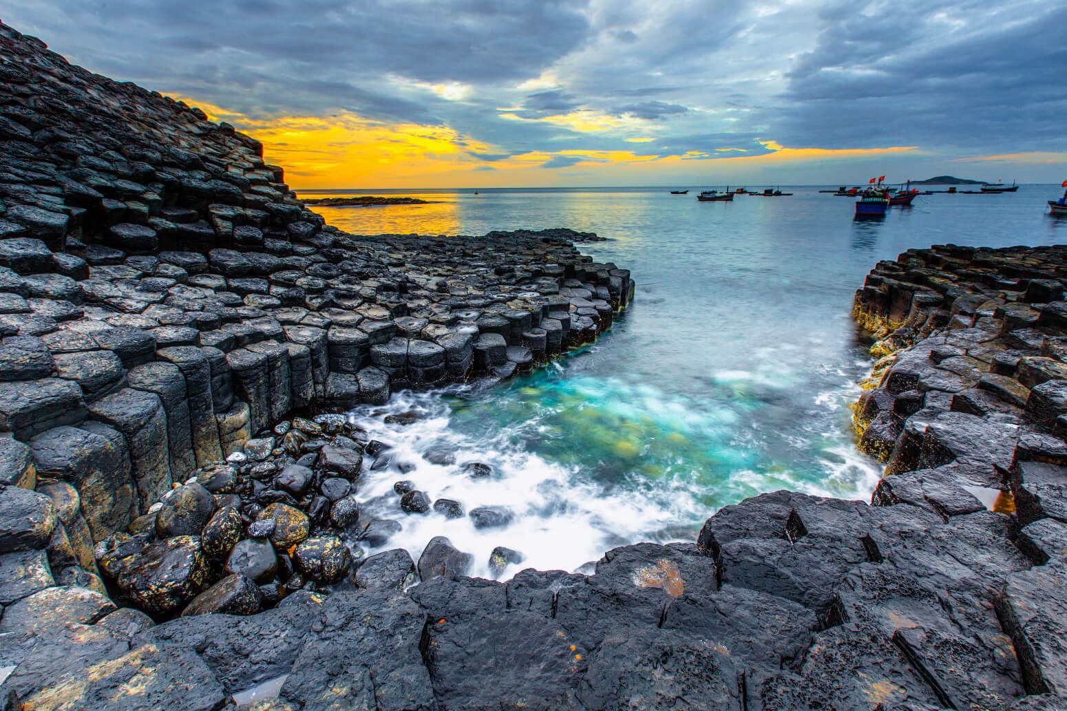 The Afternoon Sunshine On Ganh Den Lighthouse